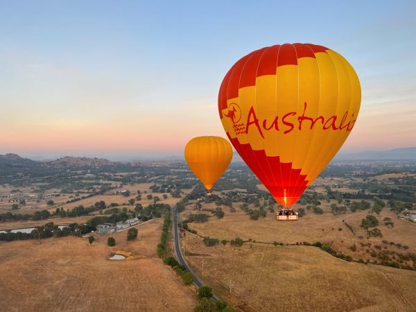 Mansfield flight - Australia balloon